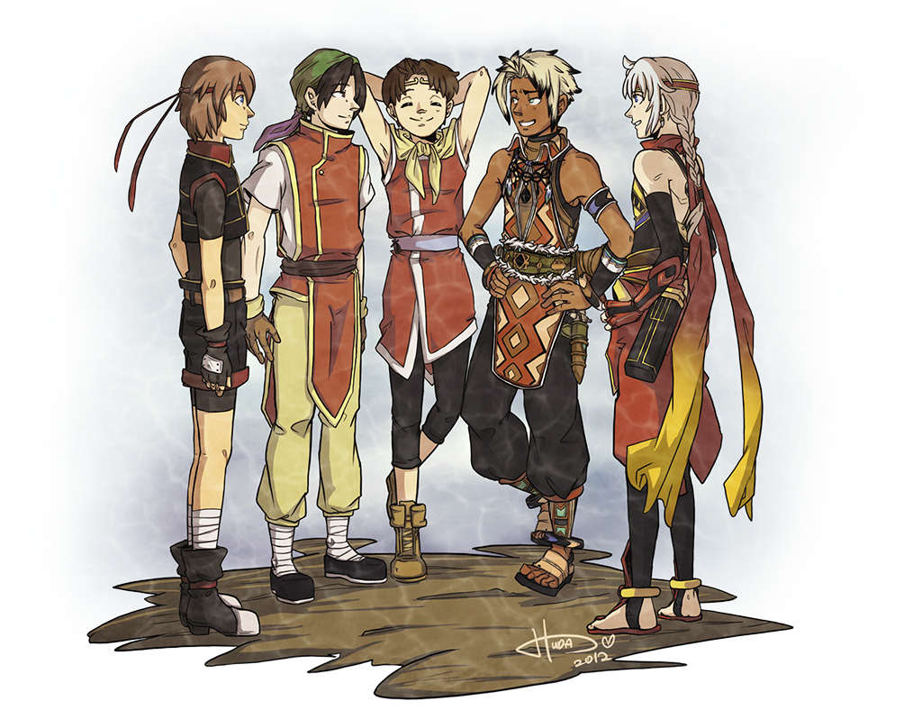 Fan Art http://msloveless.deviantart.com/art/Suikoden-The-Leaders-316654667